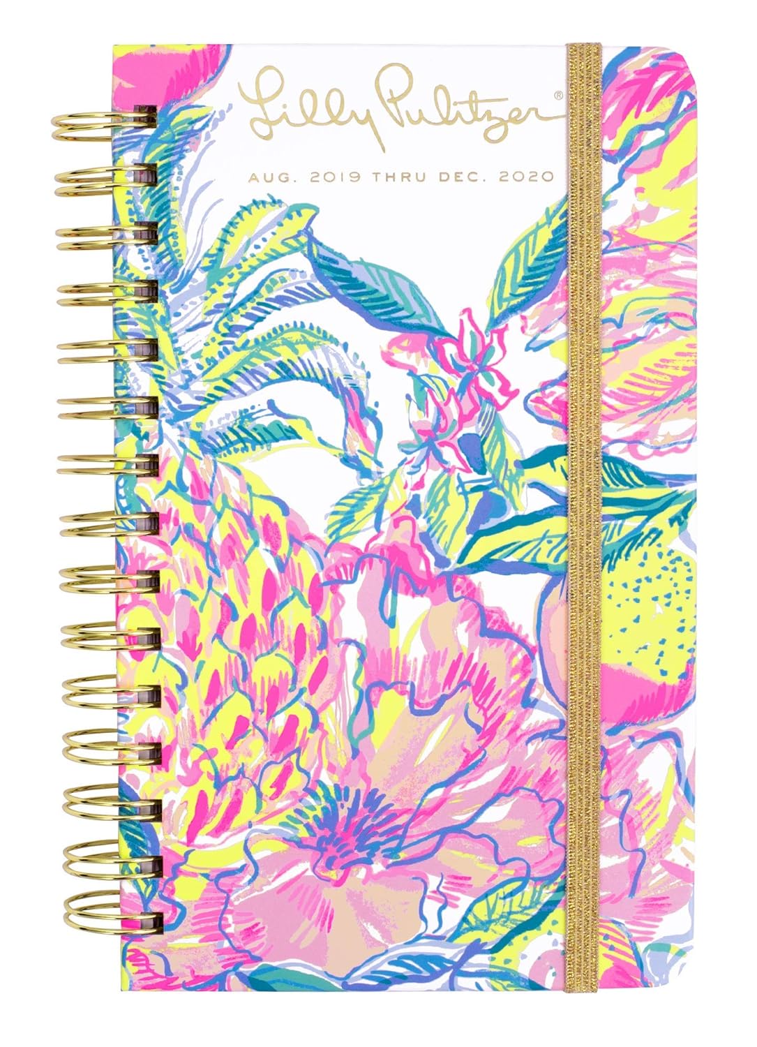 Lilly Pulitzer Medium 17 Month Hardcover Agenda, 8.25