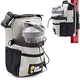 SoleShieldz Magnetic Gym Bag with Water Bottle Holder | Versatile Crossbody Travel Bag for Men & Women | Waterproof | Mini Sling Bag with Compartments for Phone & Gym Essentials