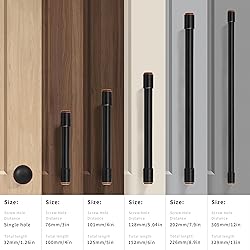 khtumeware Oil Rubbed Bronze Cabinet Pulls - Center