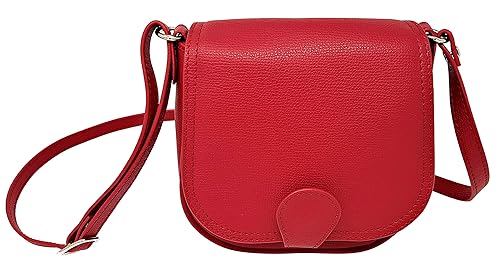 Nikalaz Kleine Strap Ledertasche, Rot Leder Umhängetasche, Umhängetasche, Beutel, Leder Geldbörse Handtasche, Henkeltaschen