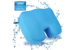 ZOMOFEW Hot Tub Booster Seat, Hot Tub Booster Seat Cushion with Non-Slip Micro Dot Bottom and Weighted, 15 x 12 x 5 Inches - 3D Air Mesh Bathroom Massage Hot Tub Accessories, Quick Dry Bath Accessories