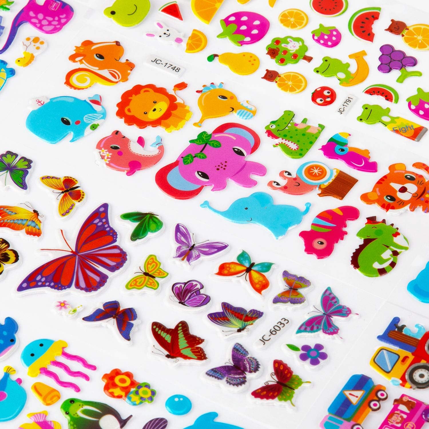 Download Arts Crafts Fish Numbers Car Fruit Abc Animal Cartoon Dinosaur Butterfly Savita 3d Stickers For Kids Toddlers 900 Puffy Stickers Variety Pack For Scrapbooking Bullet Journal Including Dinosaur Toys