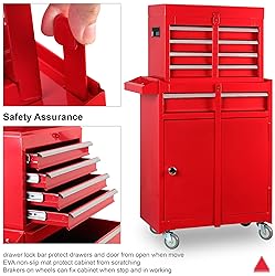 BIG RED Tool Box Portable Toolbox, 11" x 20.3" x