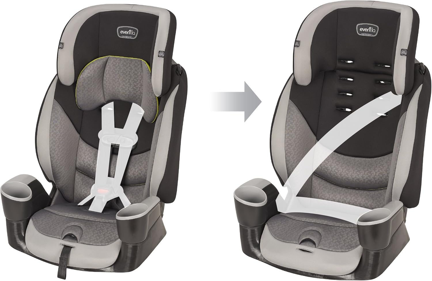 evenflo maestro sport harness booster