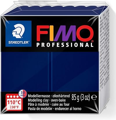 Staedtler 8004-34 FIMO Professional Oven-Hardening Clay Navy Blue 85g