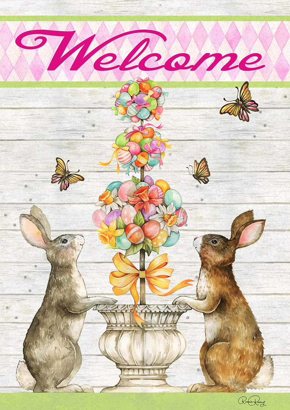 Best Harlequin Garden Flag