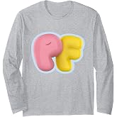 Paul Frank Logo Bubble Text Long Sleeve T-Shirt