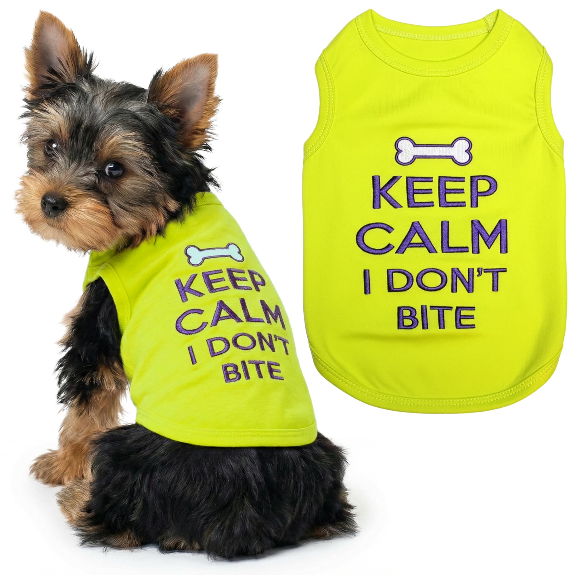 Parisian Pet Keep Calm T-Shirt, X-Small
