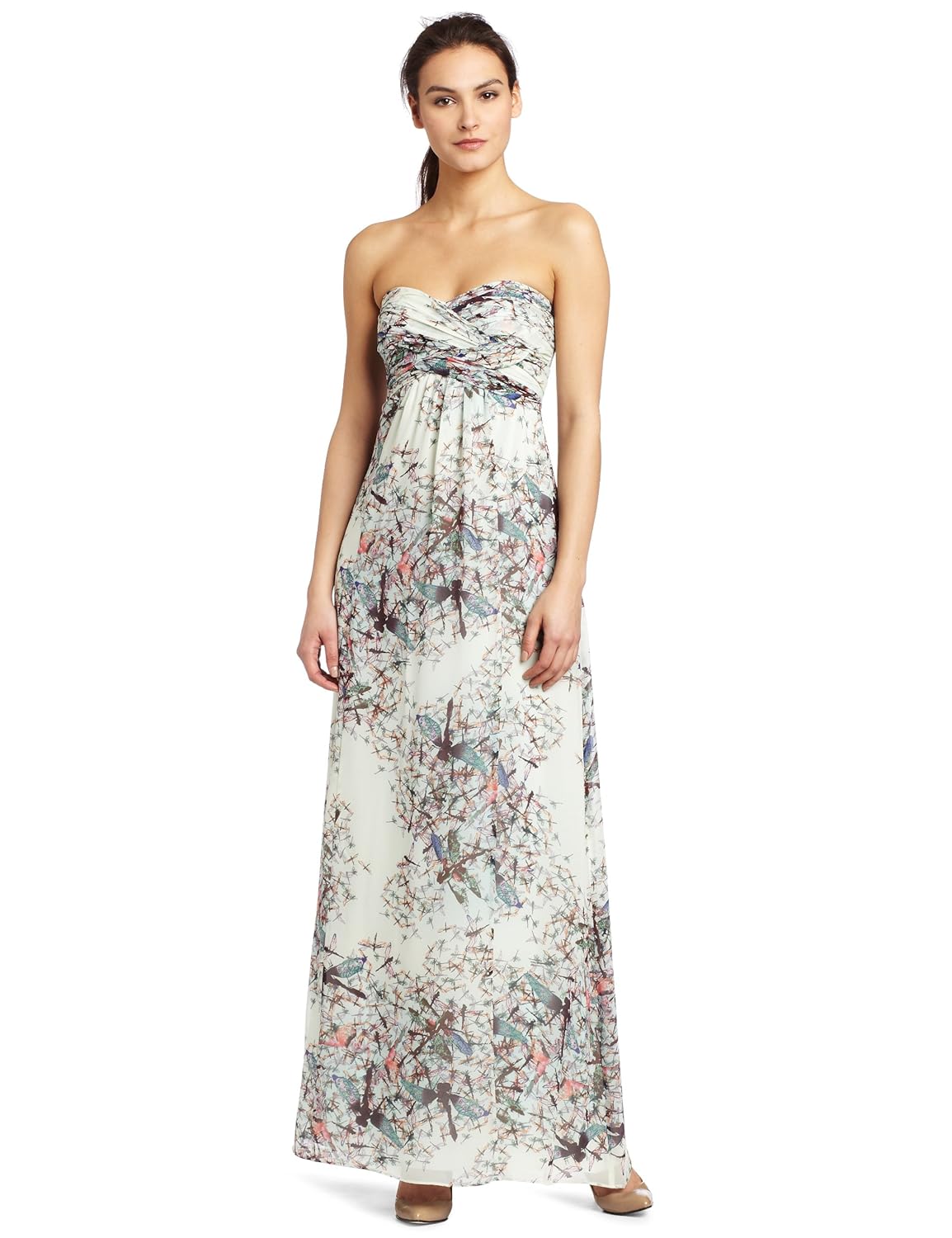 ted baker strapless dress