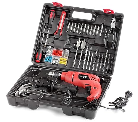 Skil 6513 JJ 550 watts 13 mm Impact Drill Machine (138 Pieces)