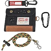 Rough Enough Boys Wallet for Teen Boys Men with Keychain Neck Lanyard in Classic Vintage Style