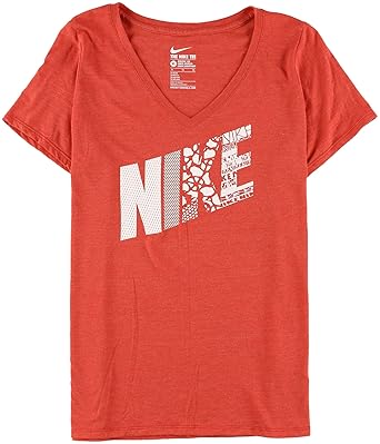 Buy Nike Womens Athletic Cut Basic T-Shirt, red, X-Large at Amazon.in