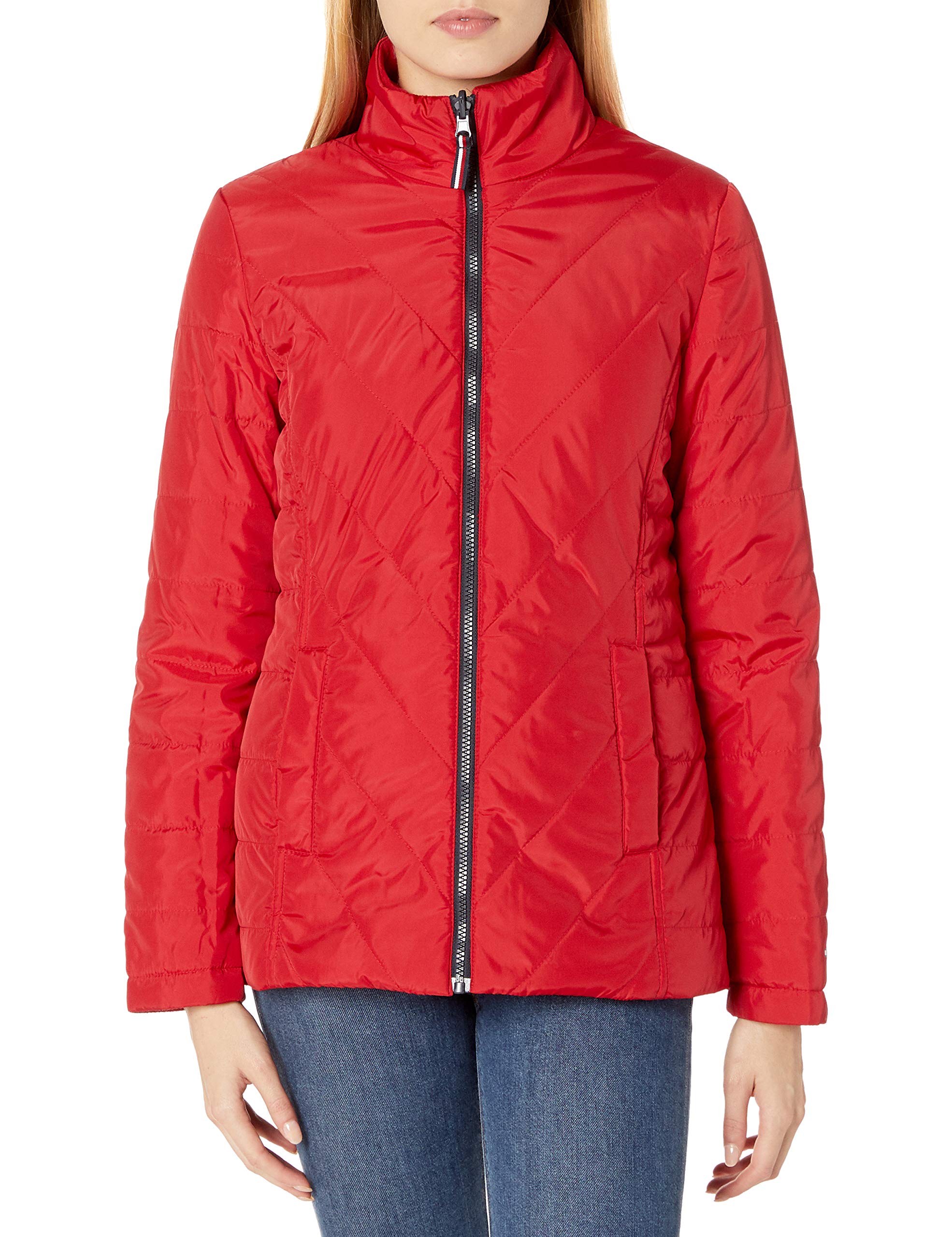 tommy hilfiger blue jacket women's