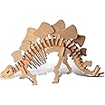 Puzzled 3D Puzzle Stegosaurus Dinosaur Wood Craft Construction Model