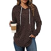 Bofell Hoodies for Women Long Sleeve Shirts Fall Clothes 2025 Outfits Crewneck Sweatshirts Winter Fashion Clothing