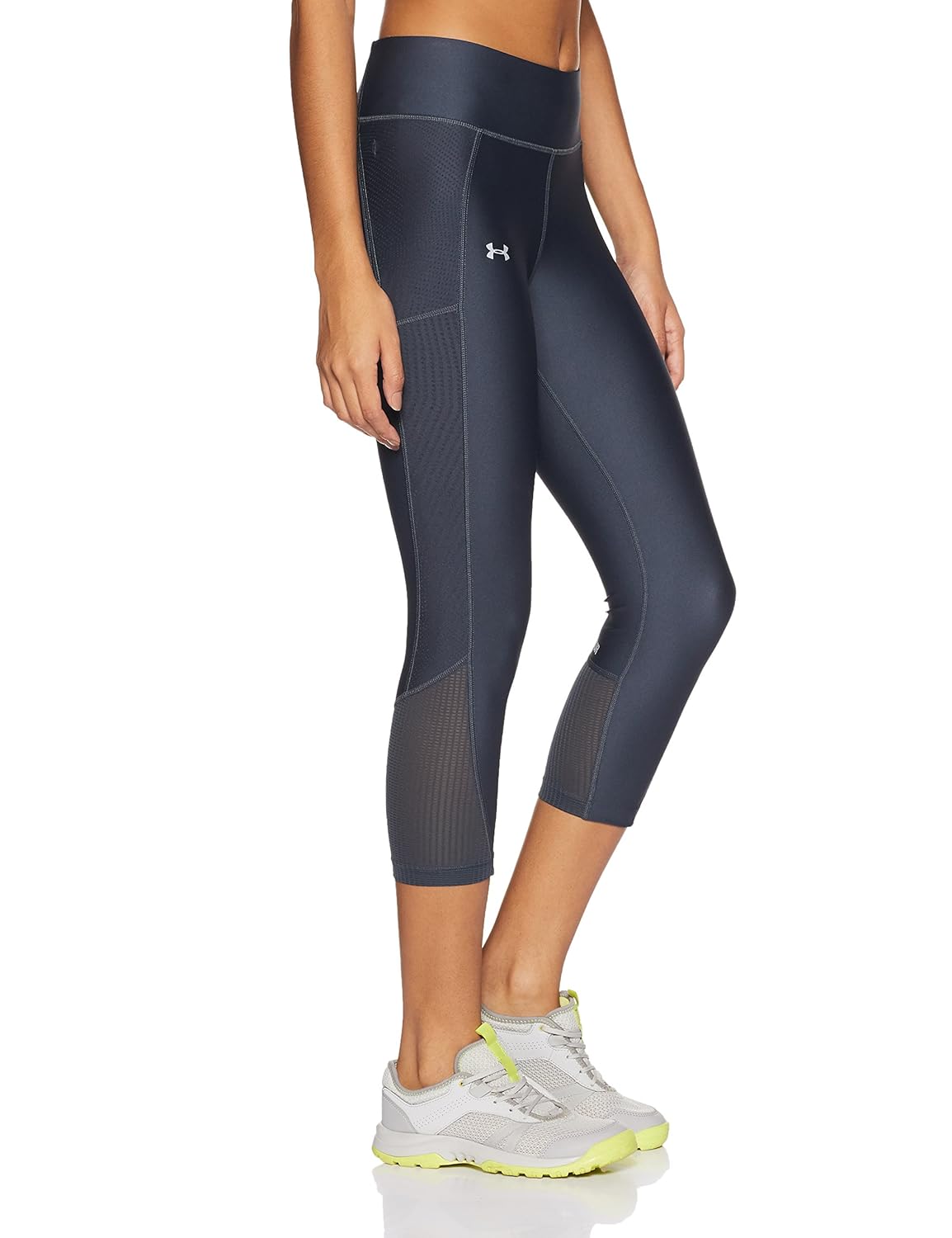 under armour fly by printed capri women's sports leggings