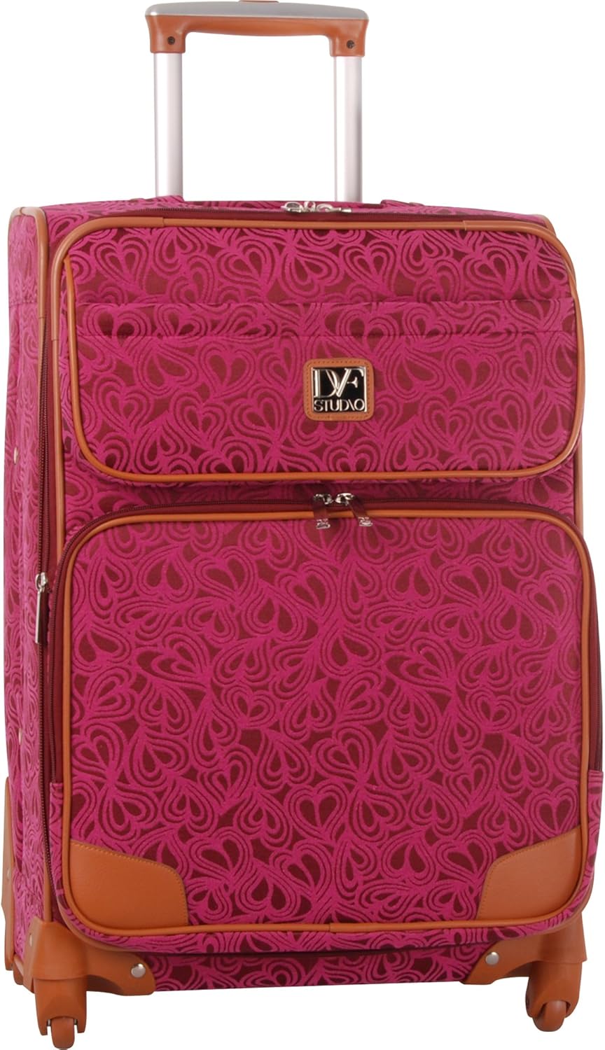 diane von furstenberg luggage pink