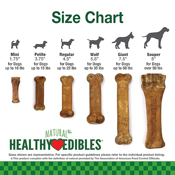 NYLABONE HEALTHY EDIBLES NATURAL PUPPY CHEWS LONG LASTING TREATS FOR PUPPIES, LAMB & APPLE FLAVOR, X-SMALL/PETITE (4 COUNT)