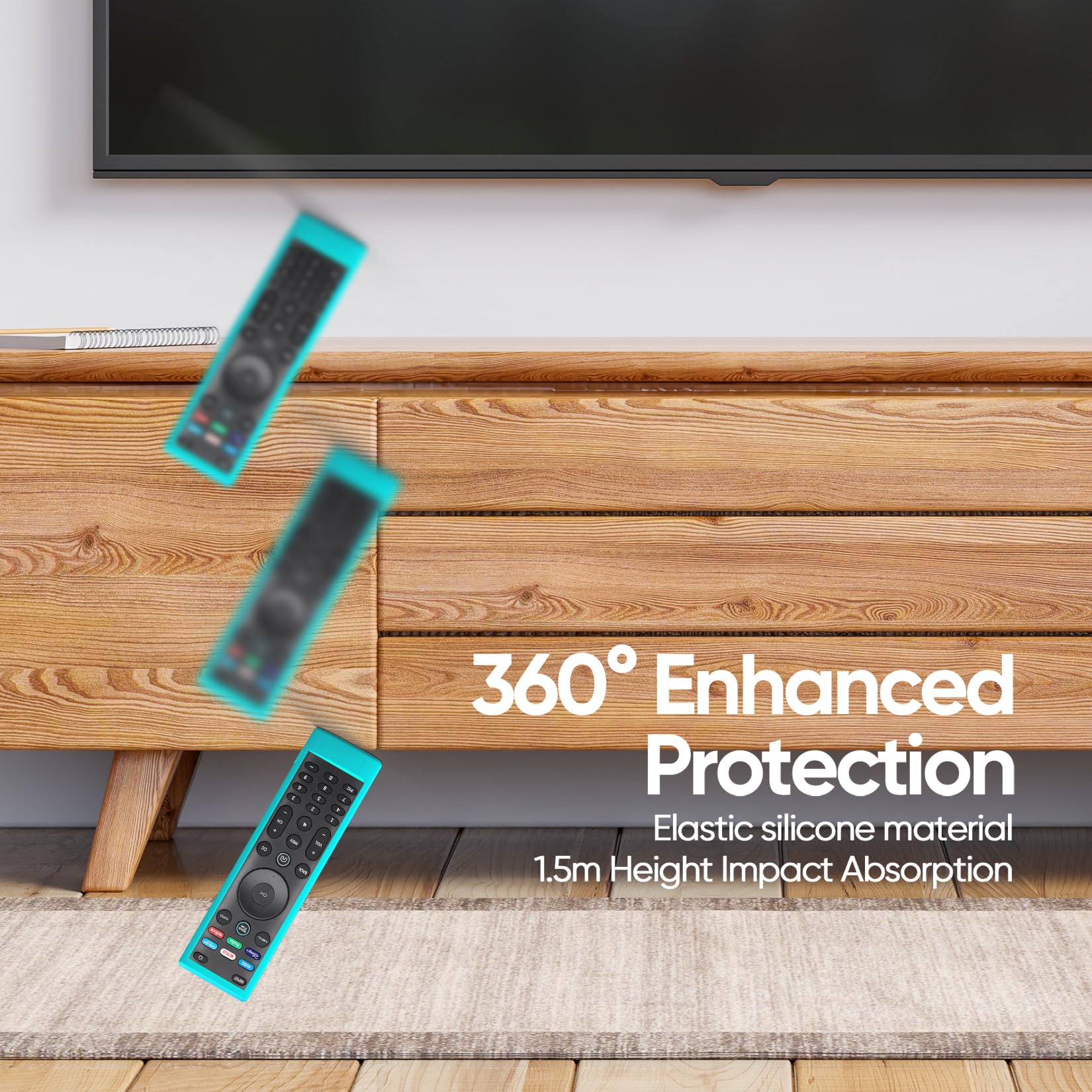 Case for Vizio TV Remote, Cover Compatible with Smart Remote...