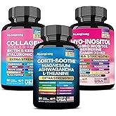 ALongDeng She Shines Set - Ultimate Women's All-in-One Supplement with Corti-Soothe, Myo-Inositol, Collagen & Extra Strength Ingredients