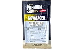 HOBBY HOMEBREW LalBrew NOVALAGER Modern Hybrid Beer Yeast 11g Packet Danstar Nova Lager Lallemand Premium Series Dry Brewers Yeast