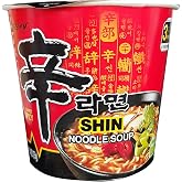 Nong Shim Shin Noodle Soup - Case of 6 - 2.64 OZ
