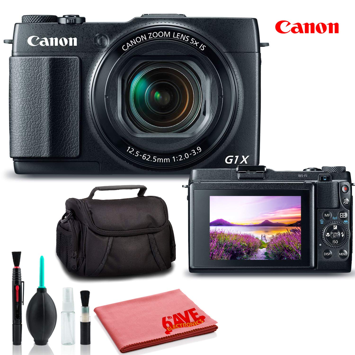 Canon PowerShot G1 X Mark II Digital Camera (Intl Model) Deluxe Kit 13803240047 eBay
