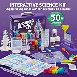 Klever Kits 50+ Kids Science Experiment Kits STEM Crystal Growing Chemistry Set view 5