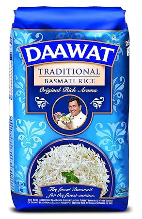 Daawat Traditional Basmati Rice, 1kg