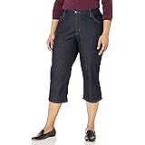 lee comfort waist capris plus size