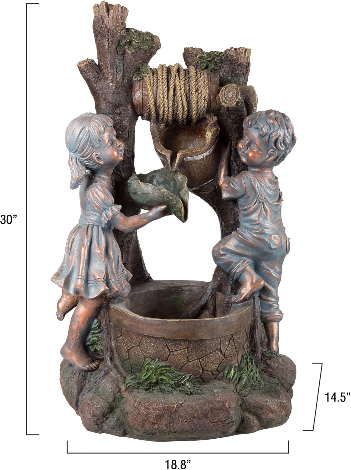 Pure Garden 50-201 Well Water Fountain : Garden & Outdoor