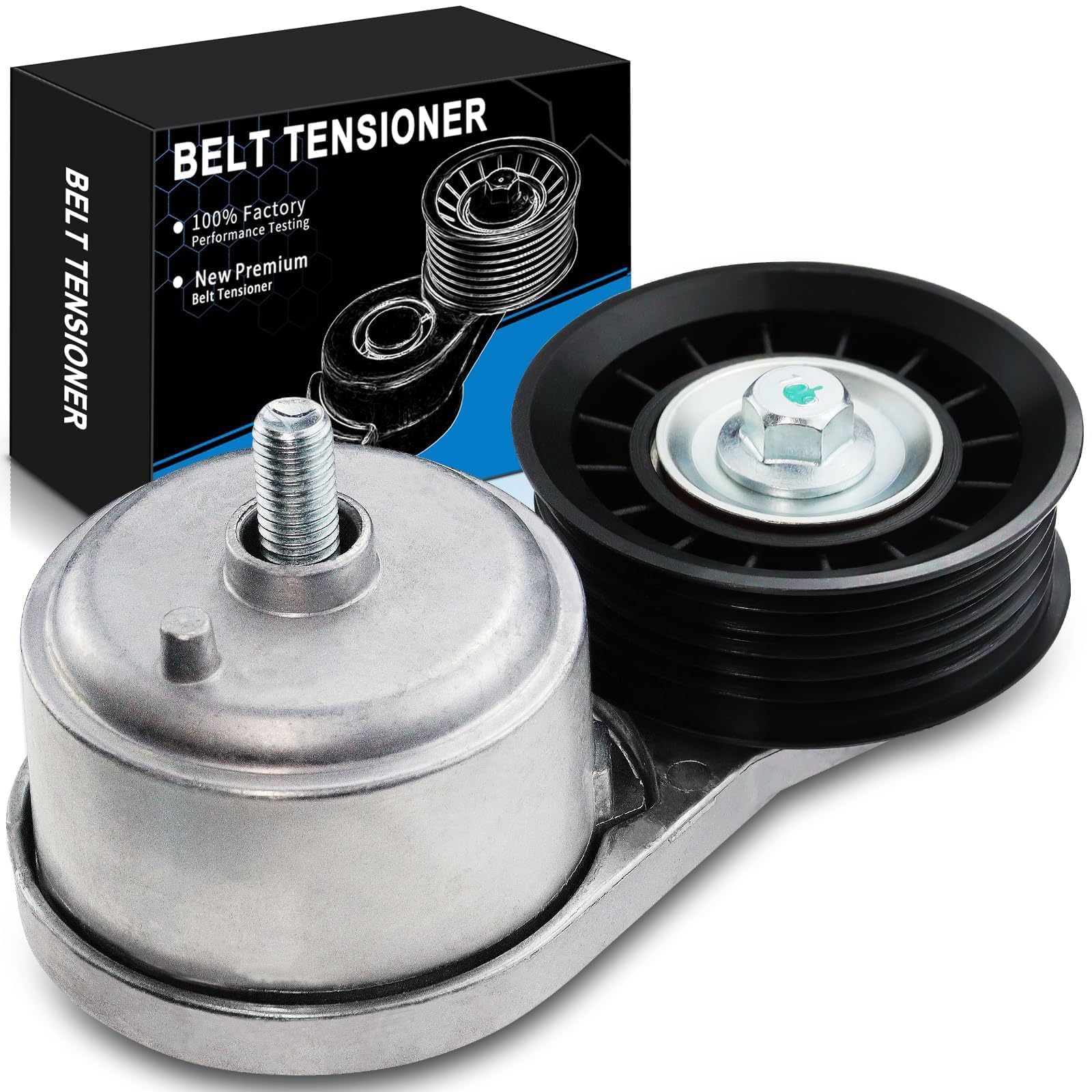 Photo 1 of SZKAIDAG Belt Tensioner with Pulley for:-Chevy Silverado 1500 Tahoe Blazer Astro for:-GMC Sierra Yukon for:-Cadillac Escalade for:-Oldsmobile Bravada for:-Isuzu Hombre 4.3L 5.0L 5.7L 7.4L V6 OE# 38103