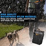 Lanktoo Dog Treat Pouch Bag with Poop Bag Holder Waterproof Nylon Adjustable view 5