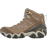 Oboz Women's Sawtooth II Mid B-DRY | Breathable Waterproof Hiking Boots with Traction Lugs and Cushioned Support for Wet Trails and Long Treks