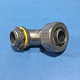 Arlington LT9050 Die Cast Zinc Liquidtight 90 Degree Connector 1/2 Inch