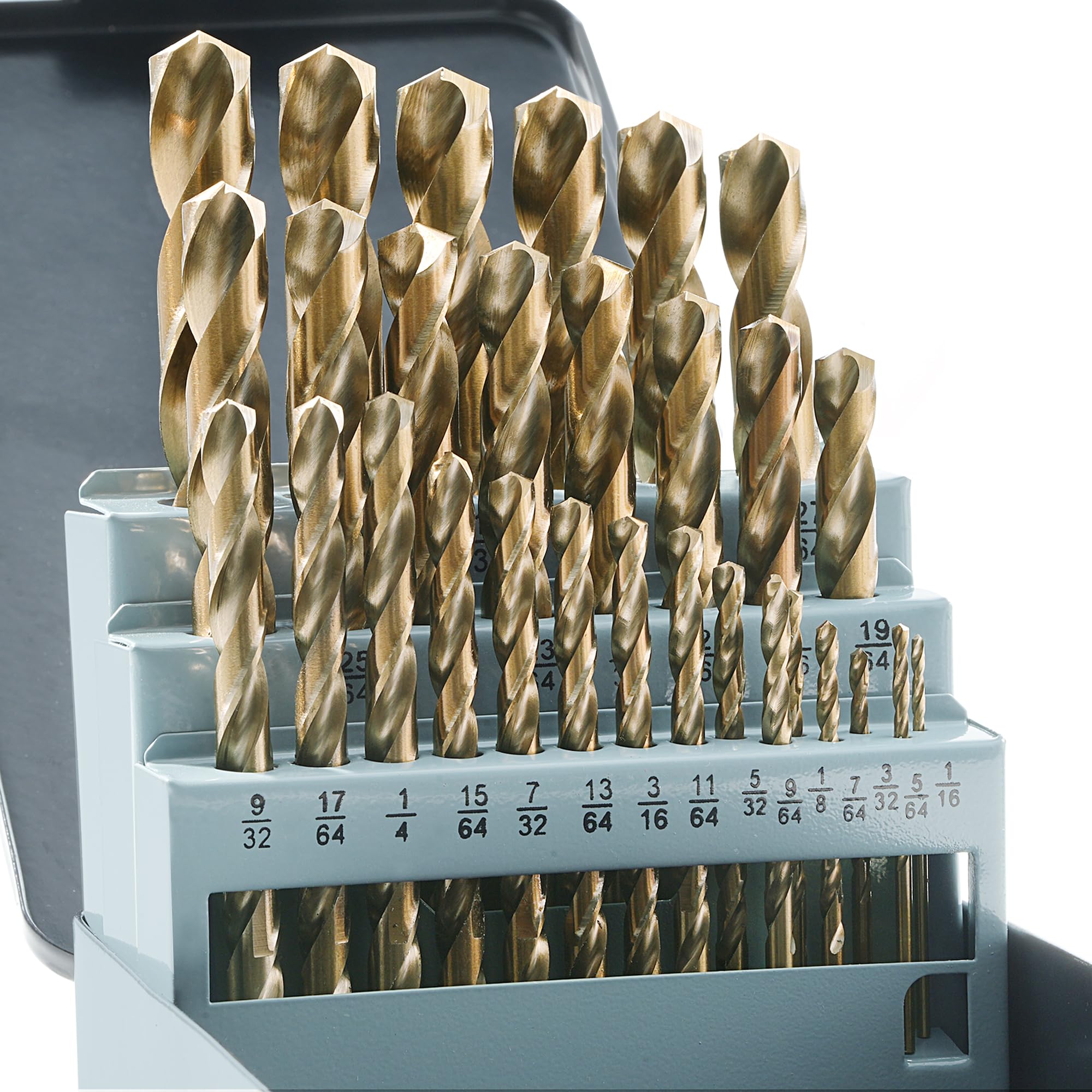 BEHAPPY Cobalt Drill Bit Set, 29Pcs Drill Bit