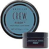 American Crew Men's Hair Fiber, High Hold &amp; Low Shine, 1.7 oz | Travel-size fiber that thickens, texturizes &amp; adds fullness. High hold, matte low-shine finish. For straight to wavy hair.