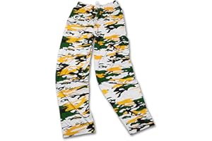 Officially Licensed Zubaz Men's NFL NFL Men's Casual Active Pants, Green Bay Packers, Size Small