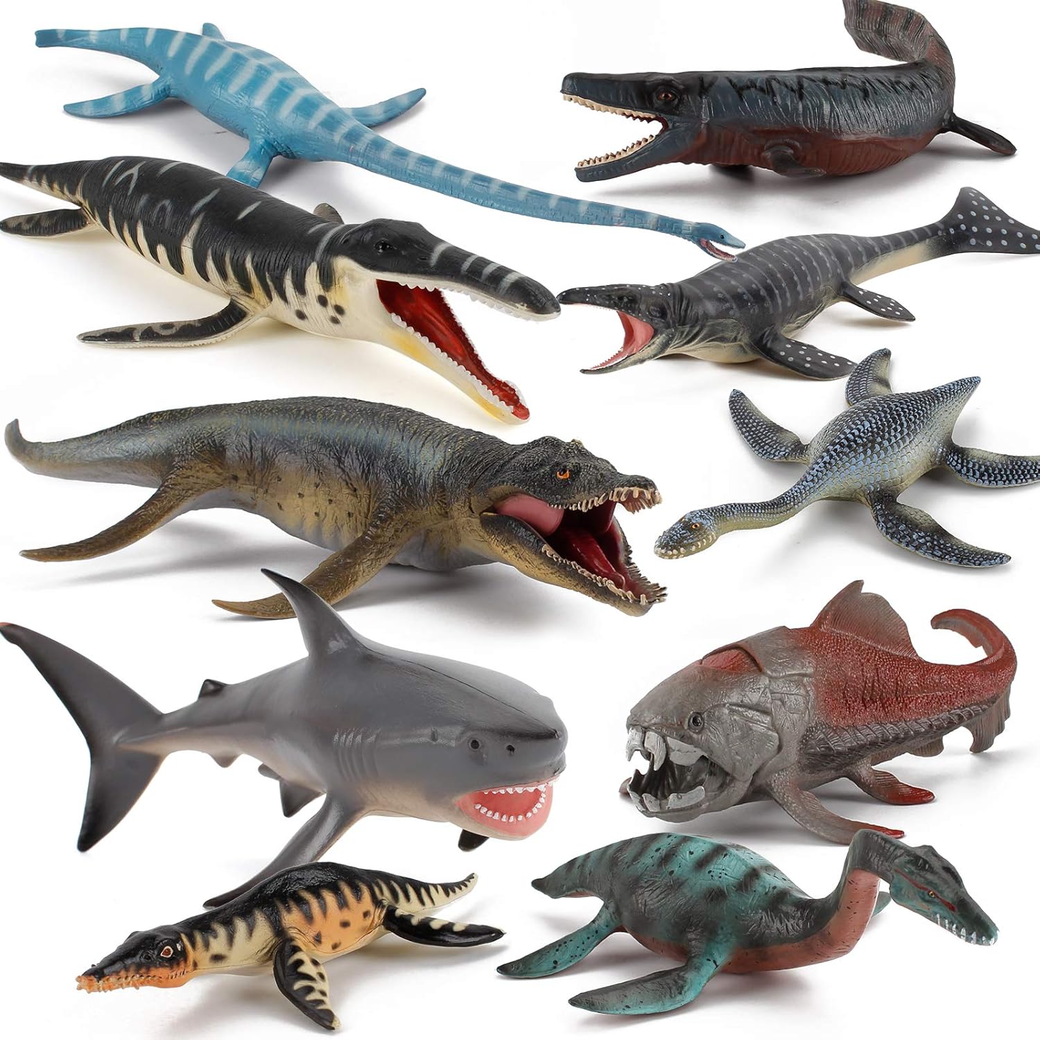 Amazon.com: Fantarea 10 PCS Prehistoric Ocean Sea Marine Dinosaur