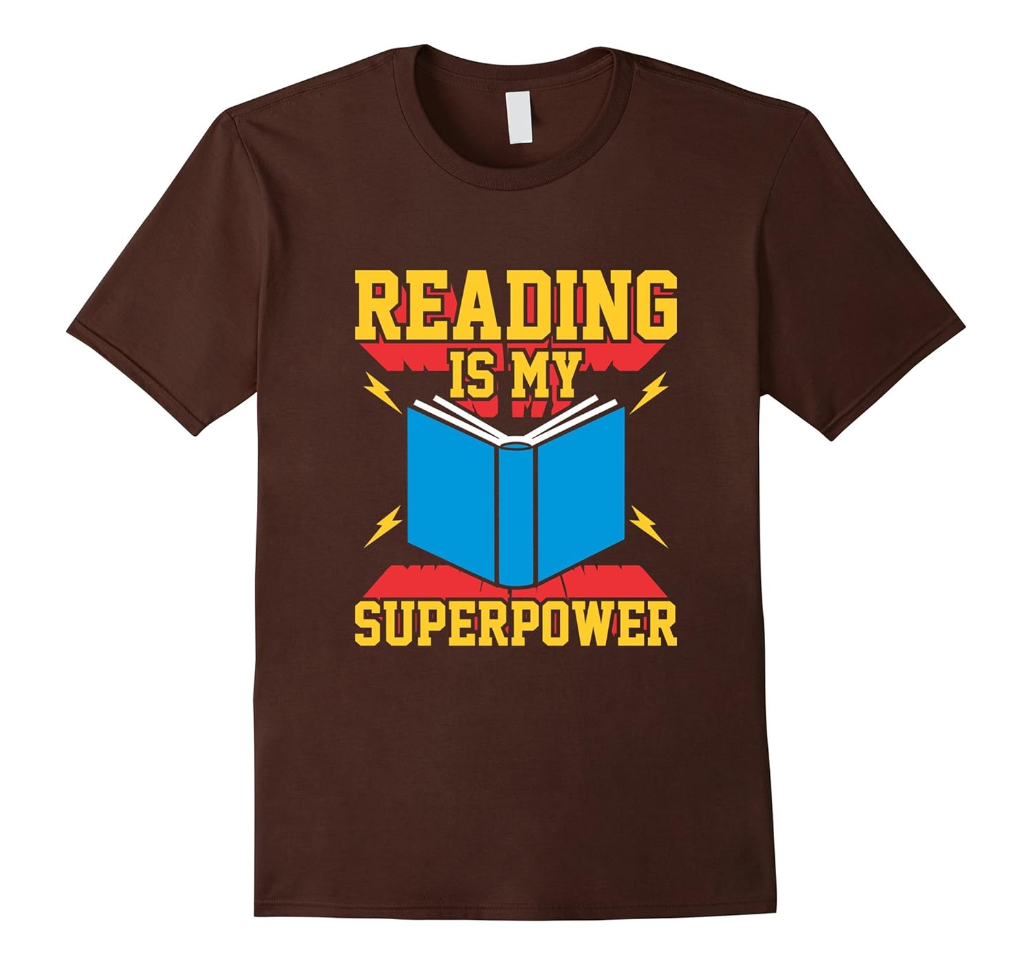 Reading Is My Superpower Reading T-Shirt-anz