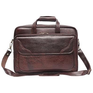 Comfort EL31 Leather Shoulder Bags for Men (Color: Brown)