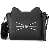 AFKOMST Kawaii Cat Purse for Girls Teens and Kids, Small Kitty Bag and Novelty Gifts for Birthday Christmas Valentine's Day | Aged 8-25, Fit Pad mini, Long Wallet, Vegan Leather