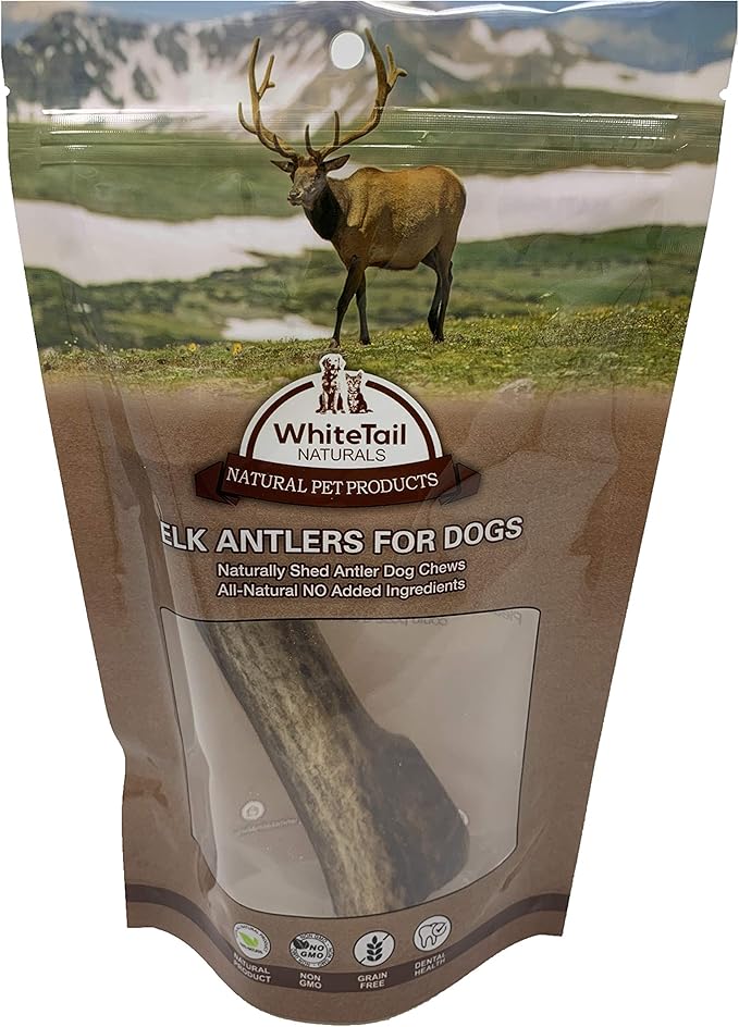 whole elk antlers for dogs