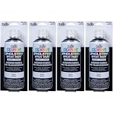 TULIP ColorShot Fabric Spray Paint for Outdoor Upholstery, Permanent Spray-On Fabric Paint for Furniture, Onyx Black 8 oz 4-Pack