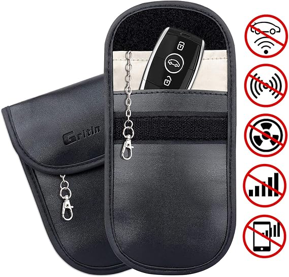 Gritin Car Key Signal Blocker Pouch, Keyless Car RFID Amazon.co.uk