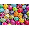 Puzzles for Adults 1000 Piece - Easter Eggs - Jigsaw Puzzles 1000 Pieces Puzzles Painted Easter Eggs & Vintage Easter Eggs Puzzles