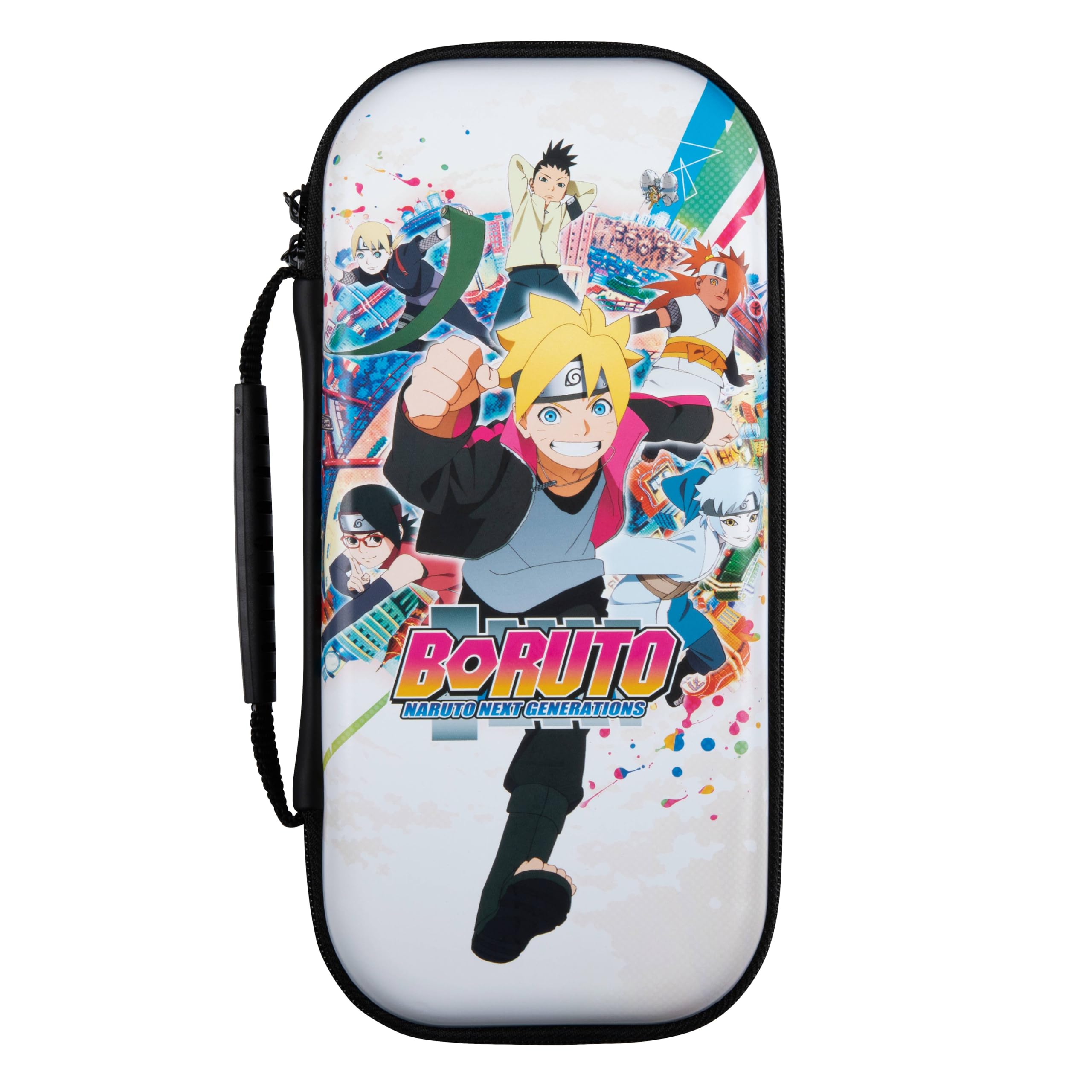 Konix Boruto Naruto Next Generations Schutz- und Transporthülle World Nintendo Switch, Switch Lite und Switch OLED - Boruto Konoha-Motiv