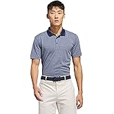 Adidas Mens Performance Heathered Polo Shirt