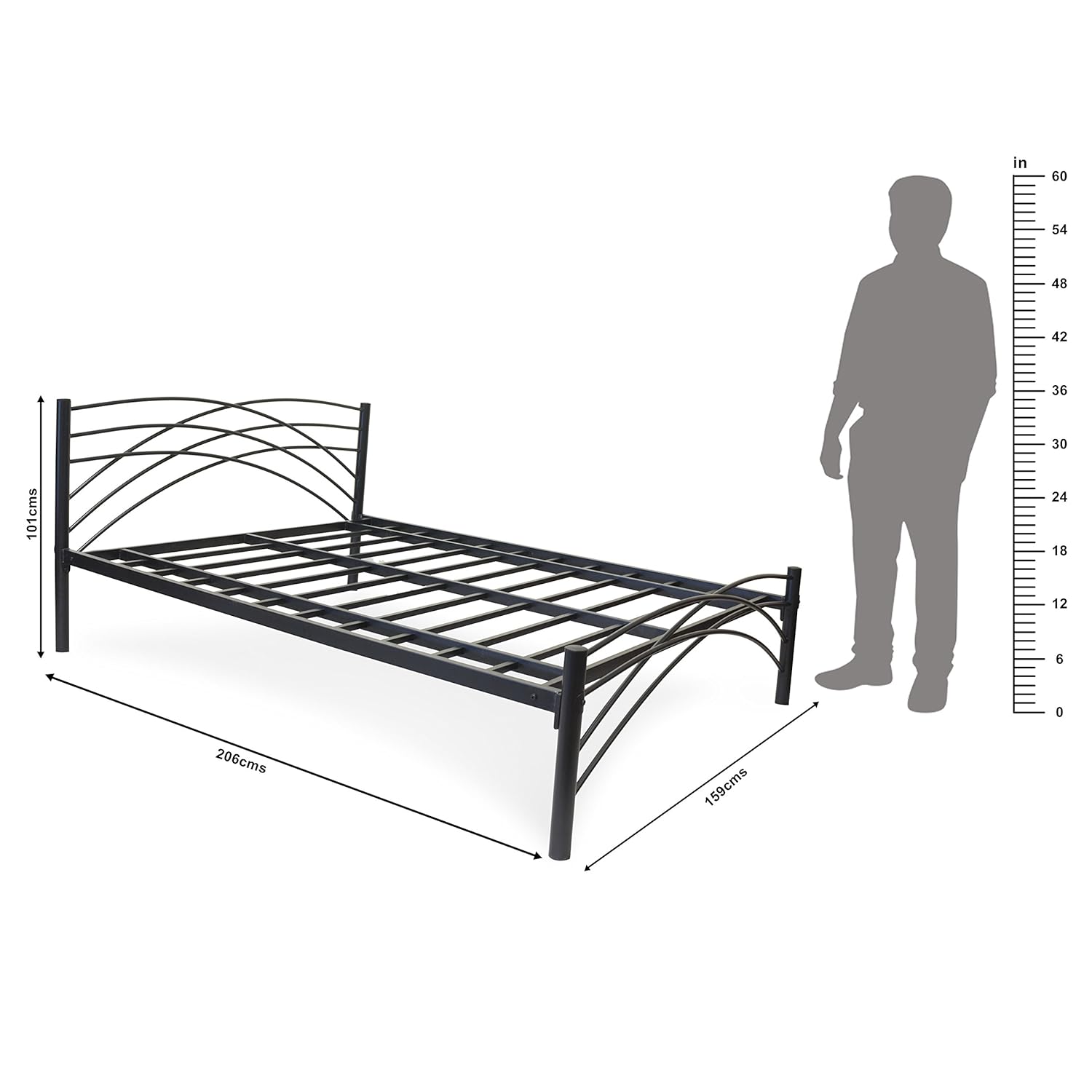 Bricklin Teak Wood Queen Size Bed with Storage Teak from Ghana Best