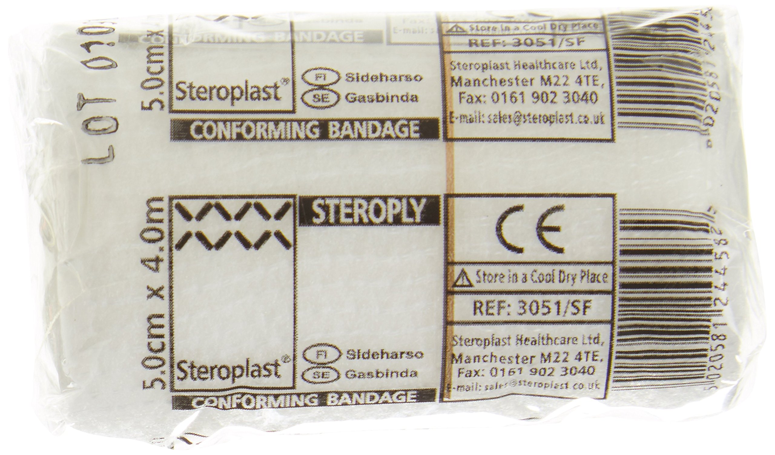 Steroply Conforming Bandage | 5cm x 4m | Pack of 12